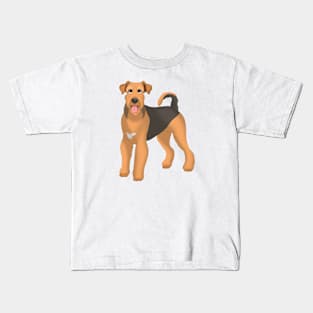 Airedale Terrier Dog Kids T-Shirt